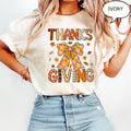 Comfort Colors Coquette Bow Thanksgiving Autumn Fall Thanksgiving Thankful Thanksgiving - T-Shirt, Sweatshirt, Hoodie
