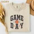 Comfort Colors Retro Basketball Game Day Basketball Player Basketball Season Basketball Mom - T-Shirt, Sweatshirt, Hoodie