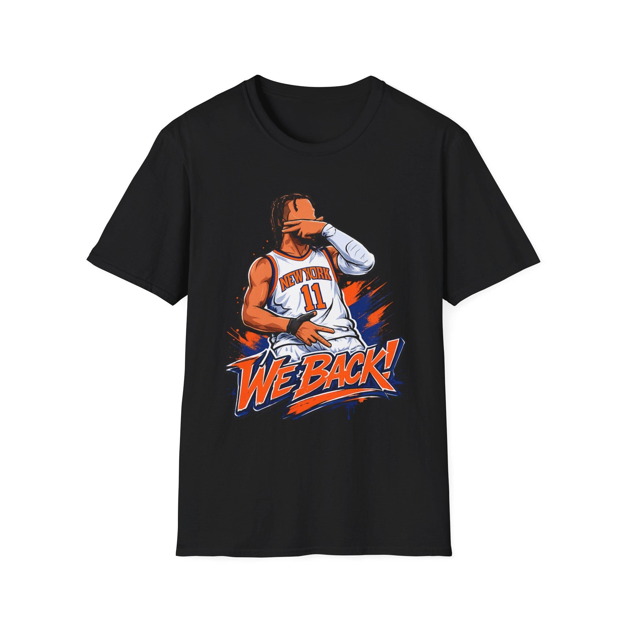 Knicks Brunson Back Team York Squad Goals White Tee Softstyle East - T-Shirt, Sweatshirt, Hoodie