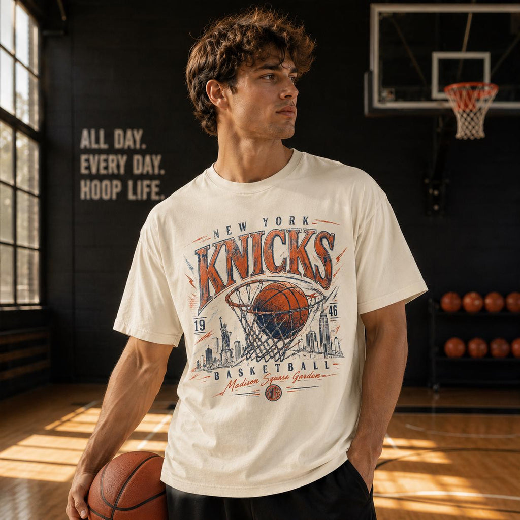 York Knicks Vintage Basketball Unisex T-shirt, Sweatshirt, Hoodie - T-Shirt, Sweatshirt, Hoodie