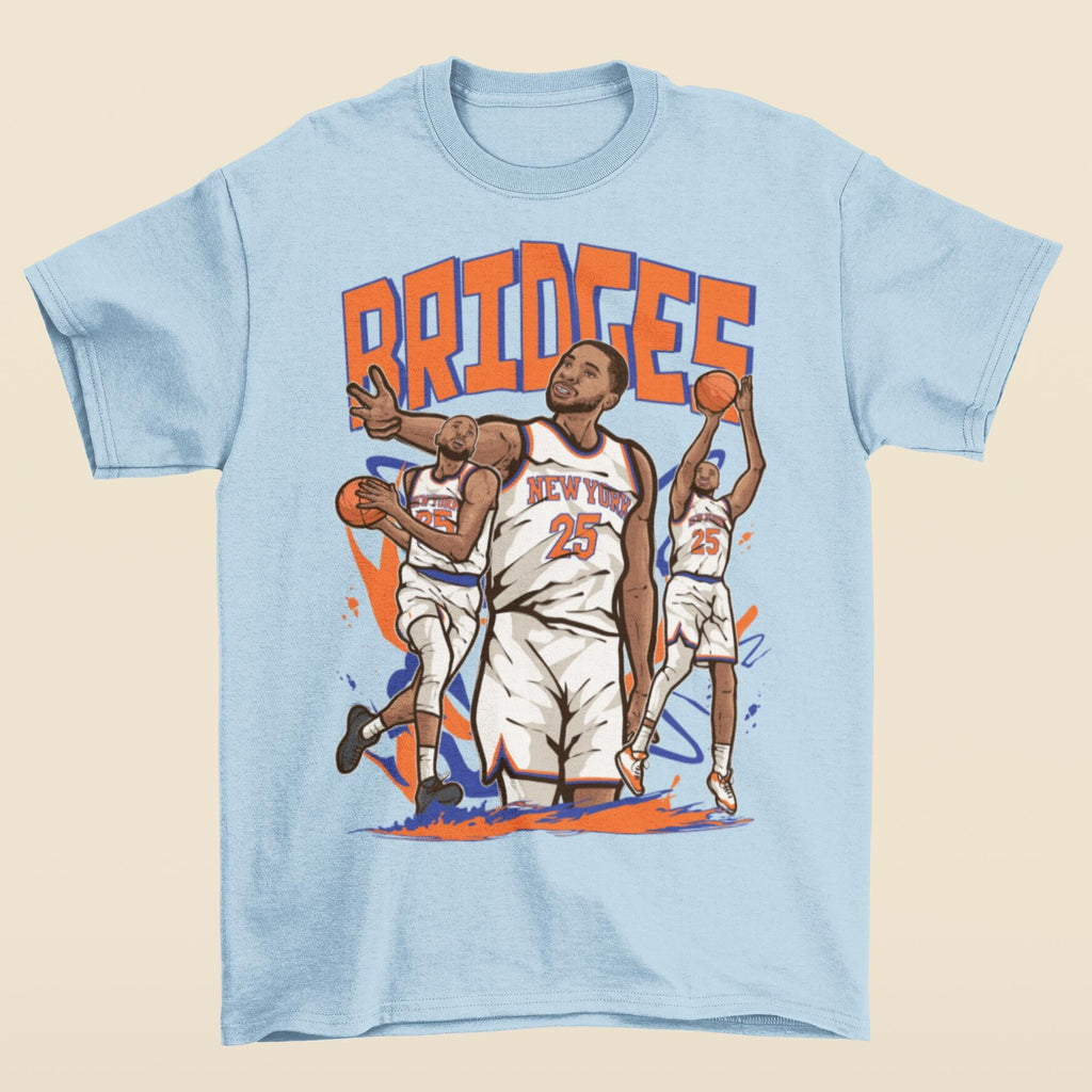 Mikal Bridges Cartoon York Basketball Unisex T-shirt, Sweatshirt, Hoodie - T-Shirt, Sweatshirt, Hoodie
