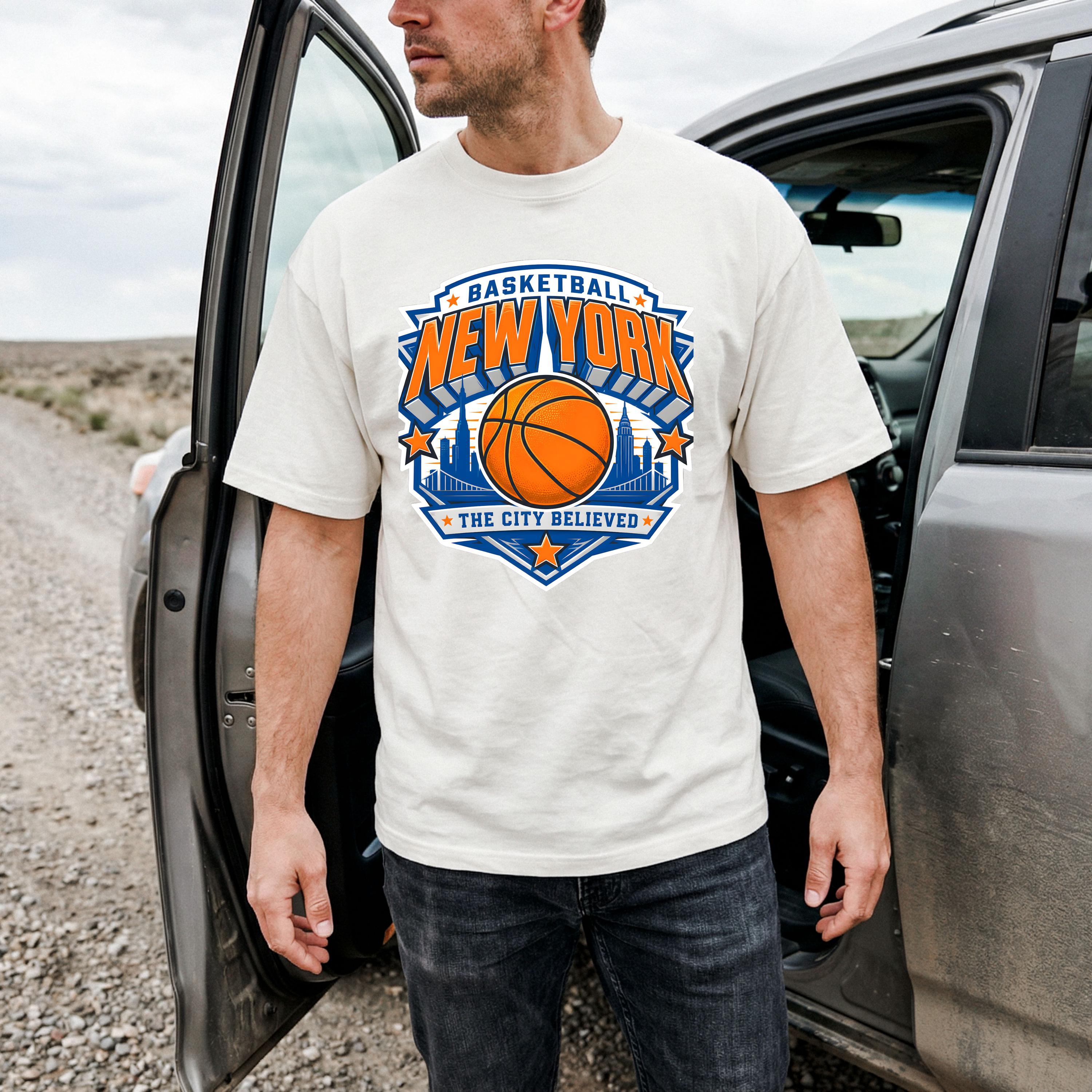 York Basketball 2026 Champs Inspired Tee Nyc Hoops Retro Streetwear Sports Tee City Basketball - T-Shirt, Sweatshirt, Hoodie