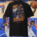 York Basketball Dunk Gothic Streetwear Orange Blue Hoops Fan Vintage Poster Basketball - T-Shirt, Sweatshirt, Hoodie