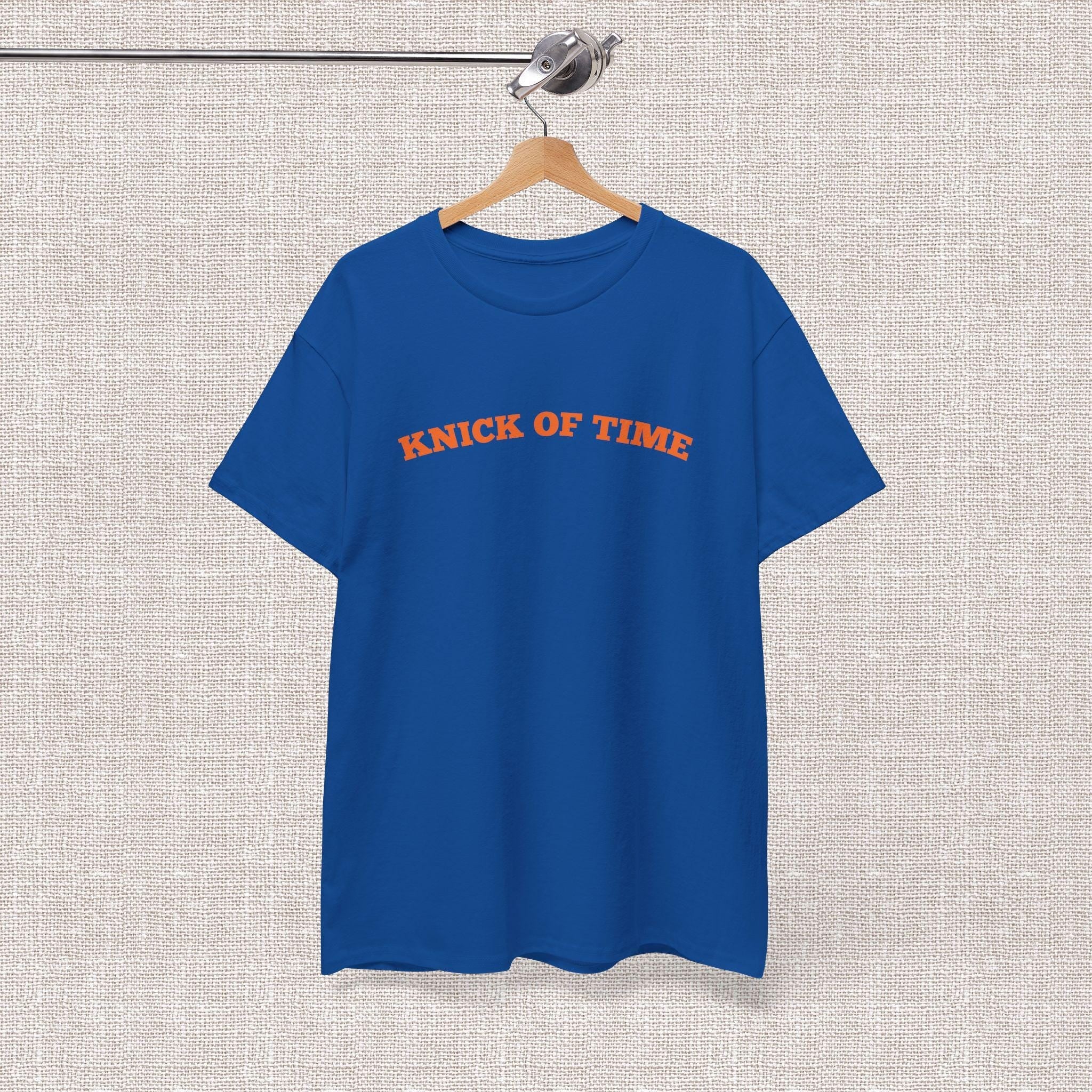 Knick Time Ny Basketball Pun Tee Sports Fan Blue Orange Game Day Retro Pop Culture - T-Shirt, Sweatshirt, Hoodie