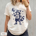 Raccoon Basketball Animal Hoops Tee Basketball Lover Unisex T-shirt, Sweatshirt, Hoodie - T-Shirt, Sweatshirt, Hoodie