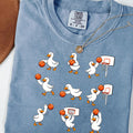 Goose Basketball Comfort Colors Basketball Tee Basketball Player Sports Goose Basketball Lover Tee - T-Shirt, Sweatshirt, Hoodie