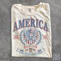 Vintage America Patriotic Eagle Usa Independence Day Tee Fourth July Nation Under God Retro Usa - T-Shirt, Sweatshirt, Hoodie