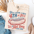 Comfort Colors Like 4th July Makes Want Dog Real Bad 4th July Independence Day - T-Shirt, Sweatshirt, Hoodie