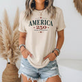 250 Years Freedom Bella Canvas Retro American Flag Usa Flag 4th July Proud Patriotic American - T-Shirt, Sweatshirt, Hoodie