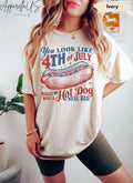 Comfort Colors Like 4th July Dog Tee July 4th Fourth July Dog Lover Patriotic - T-Shirt, Sweatshirt, Hoodie