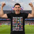 Soccer World Cup 2026 Country Ball Football Fan Game Day Tees Sports - T-Shirt, Sweatshirt, Hoodie