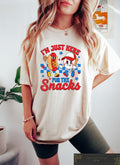 I'M Here Snacks Baseball Season Baseball Baseball Lover Game Day Sports Mom Tee - T-Shirt, Sweatshirt, Hoodie