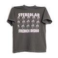 Stereolab French Disko Tee Peng Cliff Super 45 French Paris France Electronic Art Music Pop Band Tour Heavyweight Faded Med - T-Shirt, Sweatshirt, Hoodie