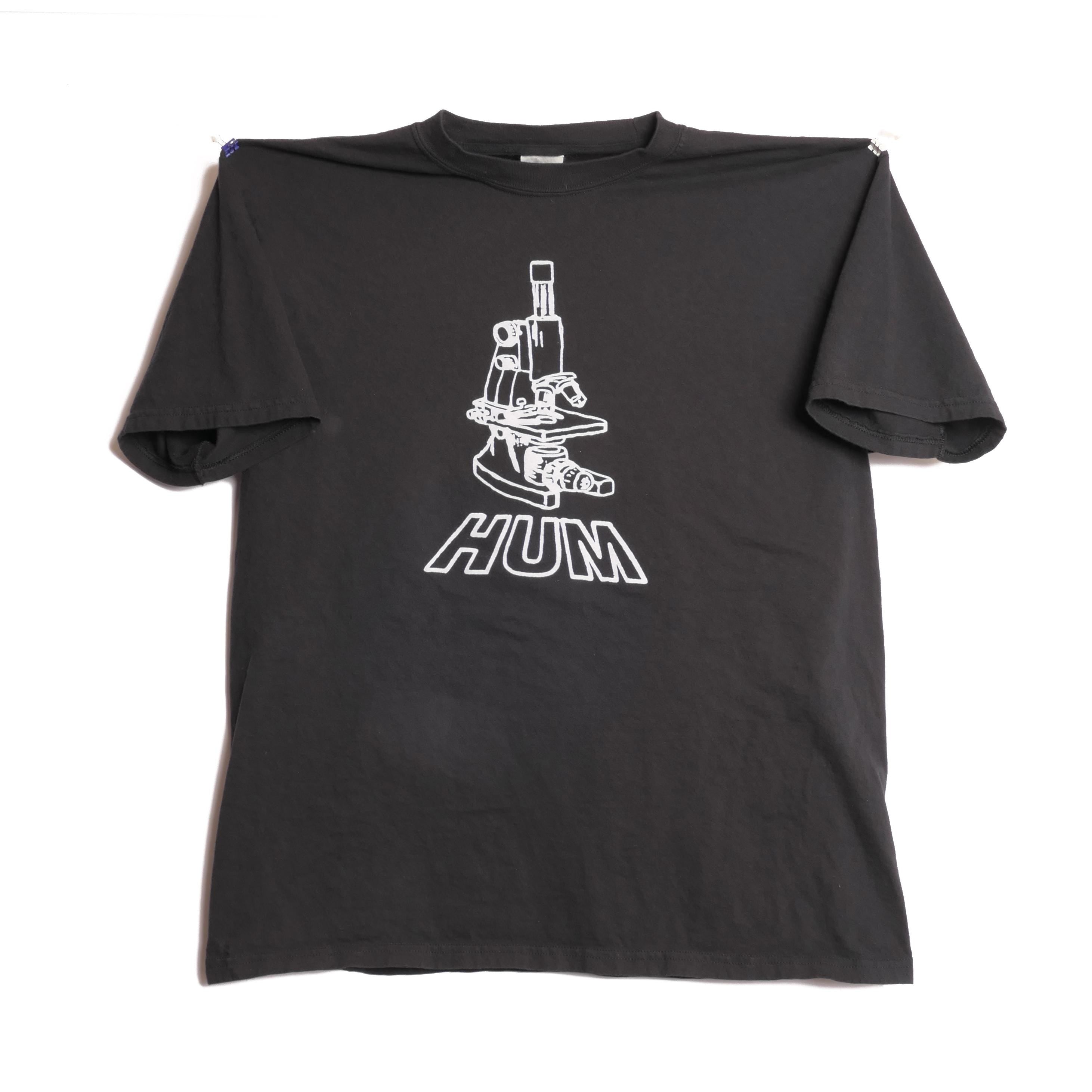 Hum Microscope Logo Tee 12 Inch Records Band Astronaut Tour Metal Post Punk Alternative Rock Grunge Album Shoegaze Xl - T-Shirt, Sweatshirt, Hoodie