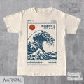 Hokkaido Wave Retro Japanese Surf Ukiyo-E Wave Vintage Japan Beach - T-Shirt, Sweatshirt, Hoodie