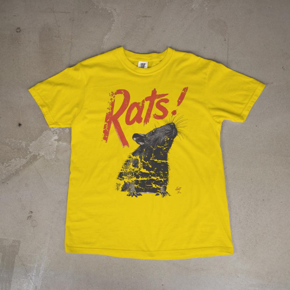 Vintage Rats Grunge Retro Distressed Unisex T-shirt, Sweatshirt, Hoodie - T-Shirt, Sweatshirt, Hoodie
