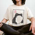 Ukiyo-E Frog Organic Japanese Art Tee Unisex T-shirt, Sweatshirt, Hoodie - T-Shirt, Sweatshirt, Hoodie