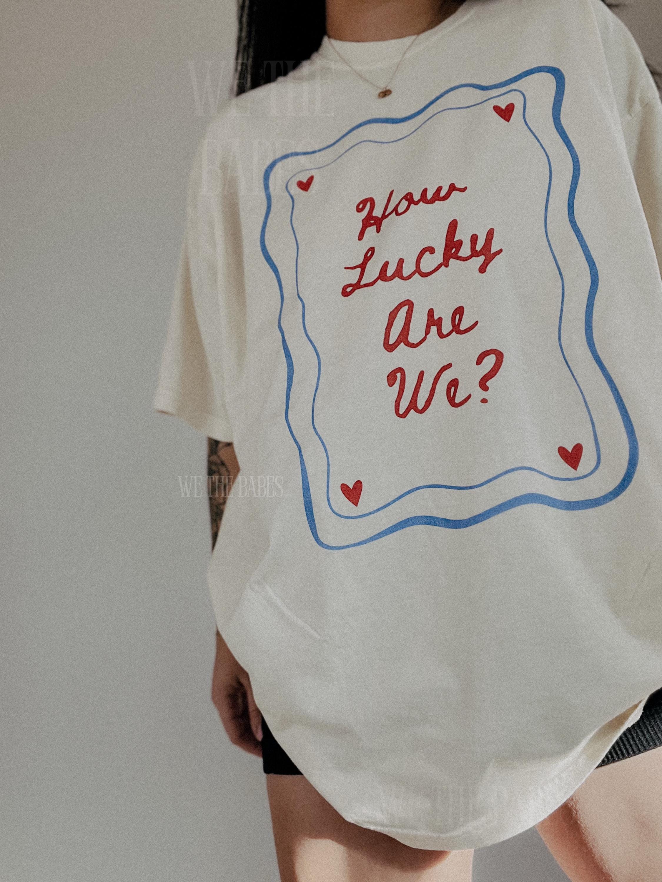 Lucky Wedding Honeymoon Valentines Day Comfort Colors Unisex T-shirt, Sweatshirt, Hoodie - T-Shirt, Sweatshirt, Hoodie
