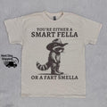 Retro Smart Fella Raccoon 90s Raccoon Vintage Vintage 90s Washed Vintage Distressed - T-Shirt, Sweatshirt, Hoodie