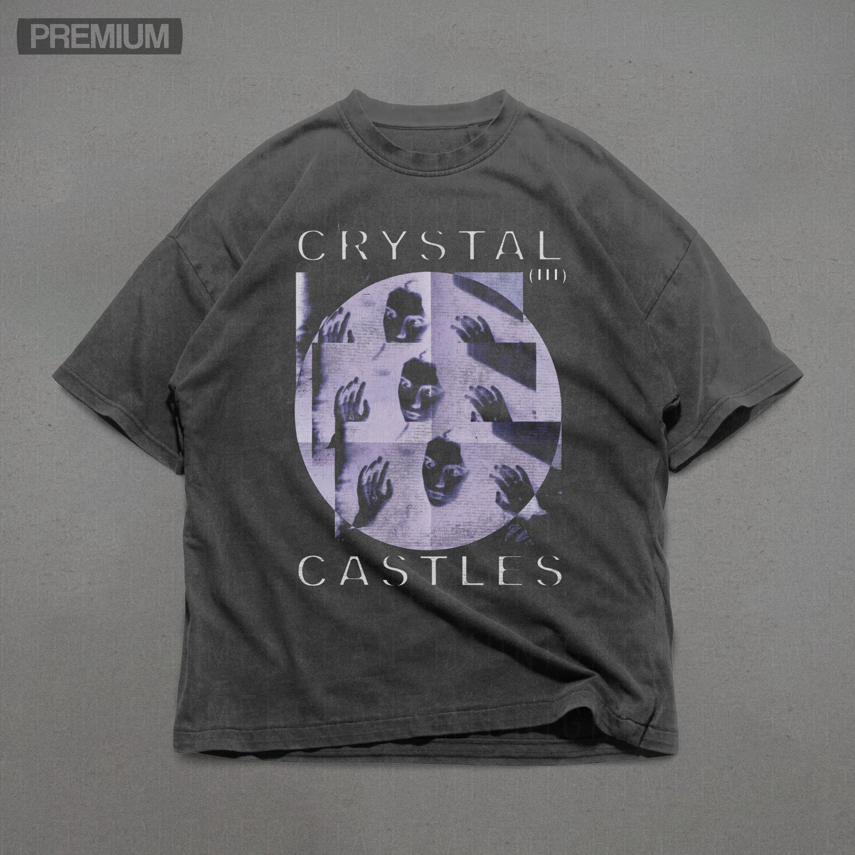 Crystal Castles Comfort Colors Y2k 2000s Music Tee Retro Band Crystal Castles - T-Shirt, Sweatshirt, Hoodie