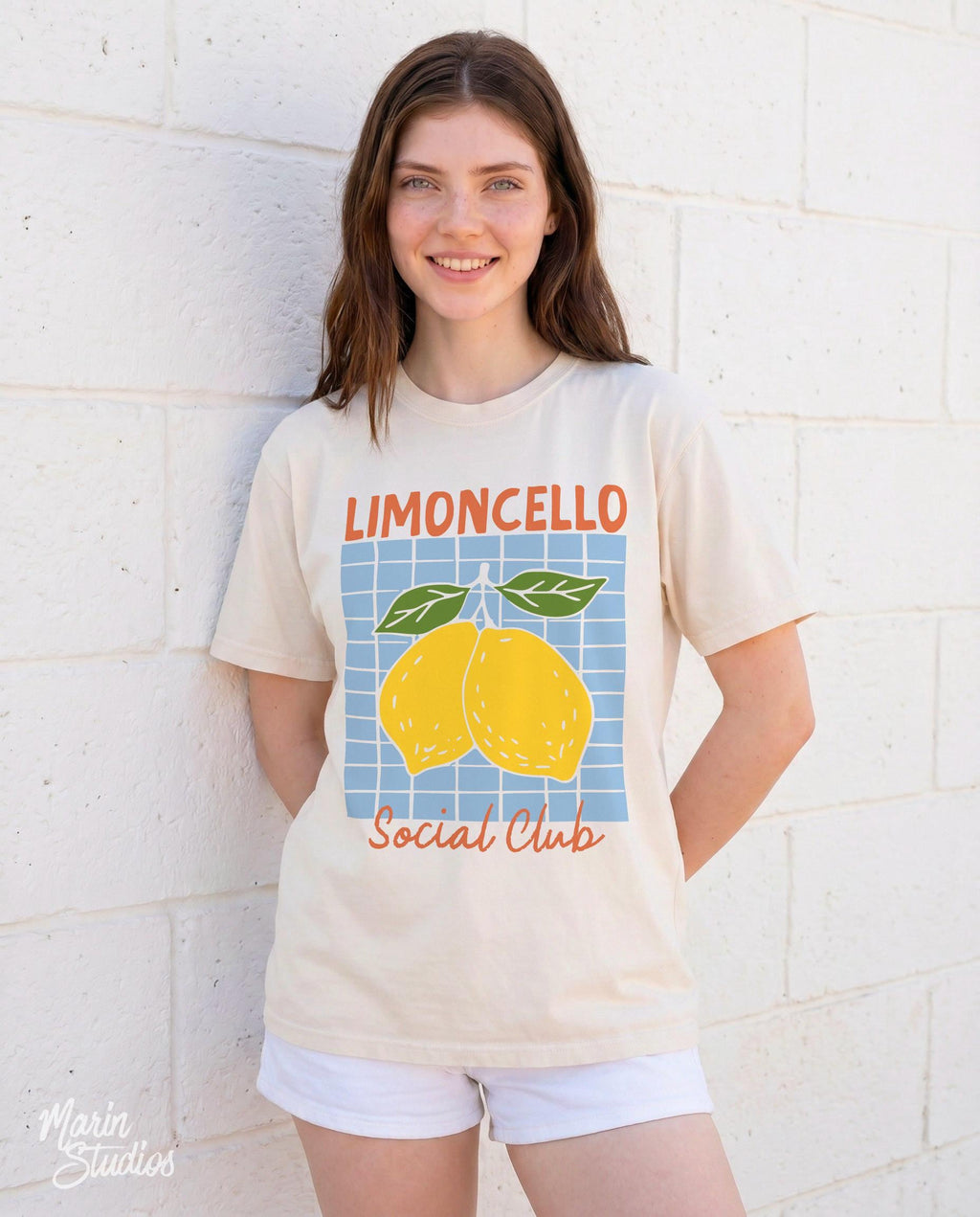 Limoncello Social Club Amalfi Lemon Comfort Colors Italian Summer - T-Shirt, Sweatshirt, Hoodie