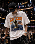 York Knicks Champions Tee 2026 Nba Finals Trophy City Skyline - T-Shirt, Sweatshirt, Hoodie