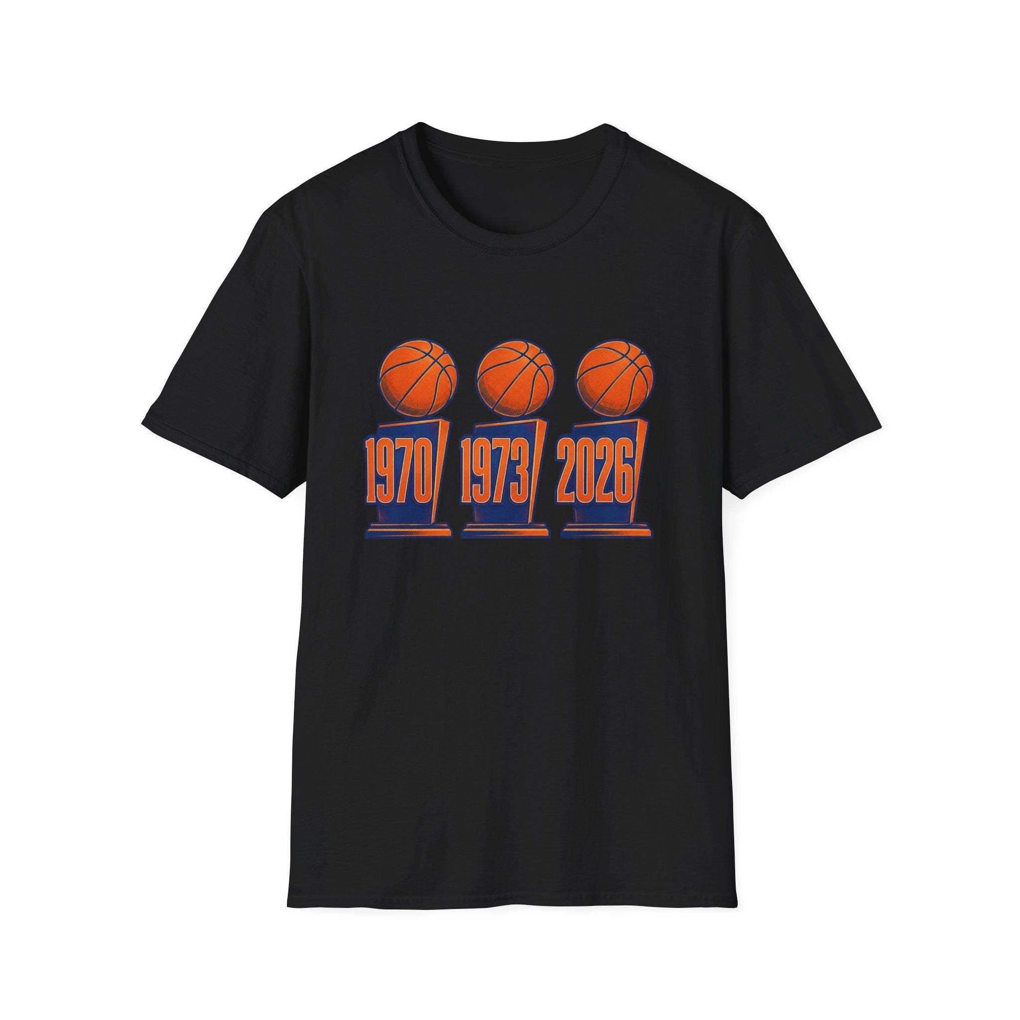 Knicks Titles Shrit 1970 1973 2026 Finals York Tee Og Brunson Champs Softstyle - T-Shirt, Sweatshirt, Hoodie
