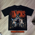 Knicks Png York Home Turf Digital Download Black Knockout Halftone Vintage Dtf Dtg 300dpi - T-Shirt, Sweatshirt, Hoodie