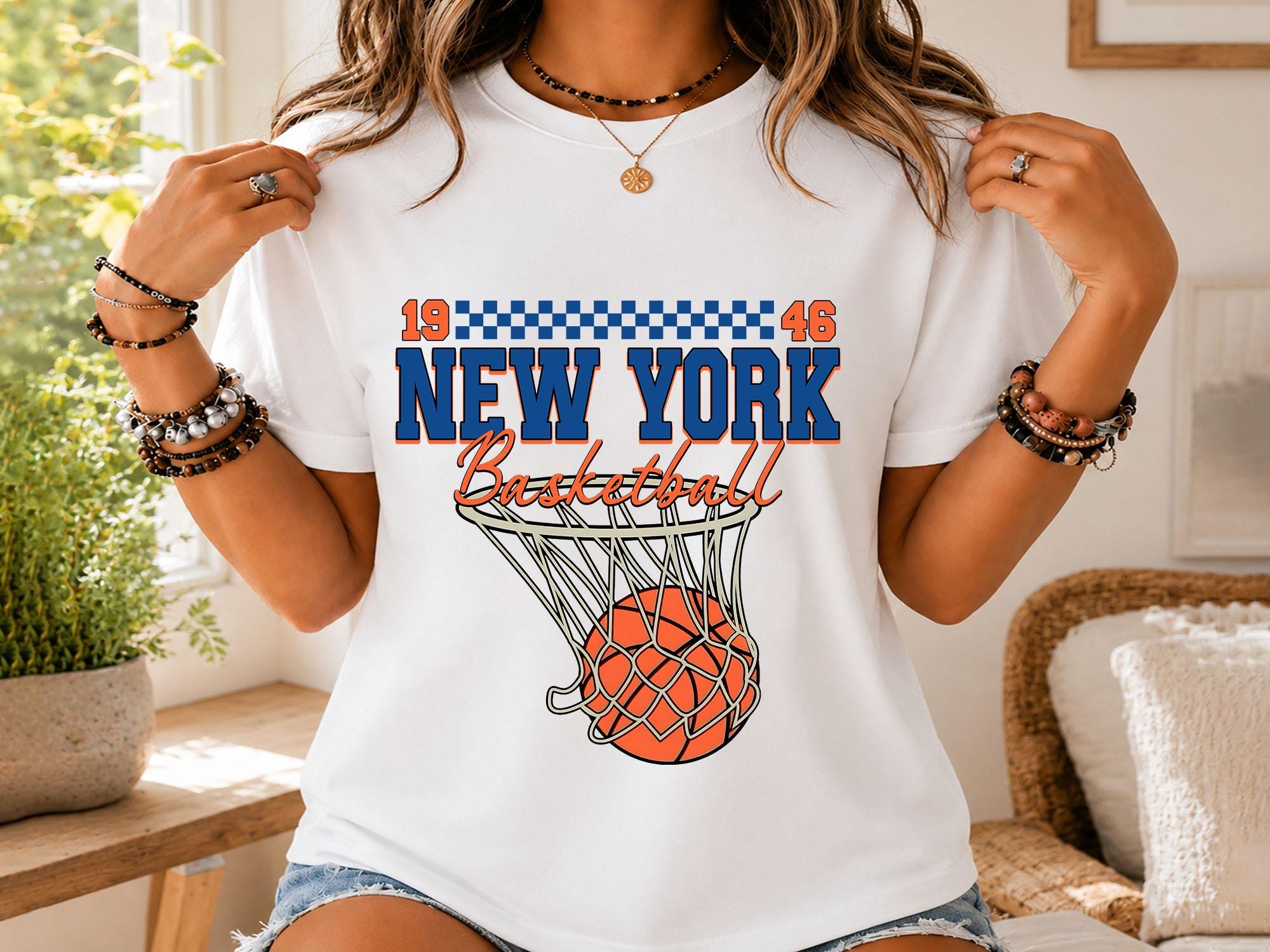 York Basketball 2026 Champions Retro Ny Finals Bound Tee York Basketball Game Day Ny Fan - T-Shirt, Sweatshirt, Hoodie
