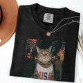 Patriotic Smoking Ca Vintage 4th July Tee Retro Usa Meme Independence Day America 250 - T-Shirt, Sweatshirt, Hoodie