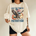 Put Tism Patriotism American Flag Bald Eagle 4th July Humor Usa Patriotic - T-Shirt, Sweatshirt, Hoodie