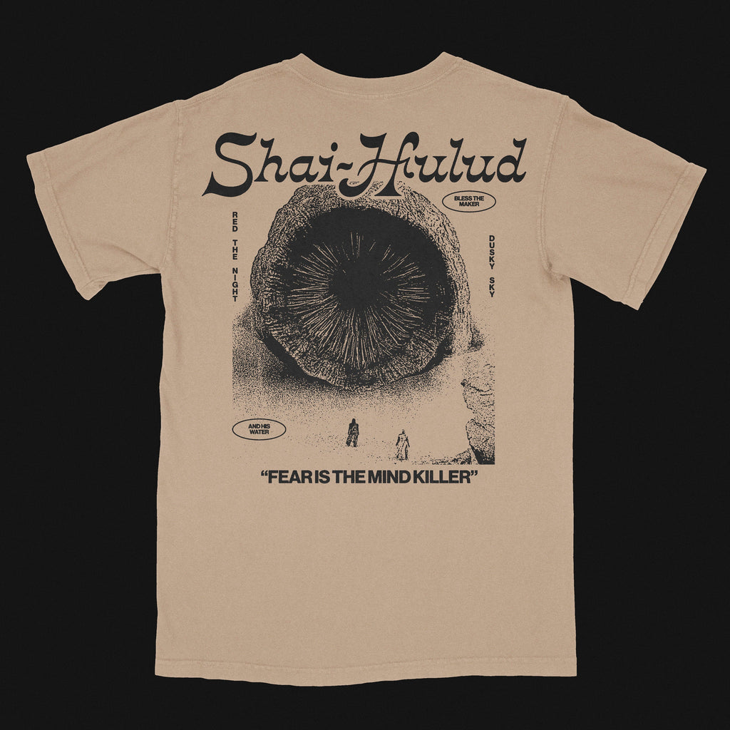 Dune Vintage Sand Tee Gildan 5000 Shai-Hulud Movie Teeshirt Sandworm Retro Arrakis Merch Al Gaib - T-Shirt, Sweatshirt, Hoodie