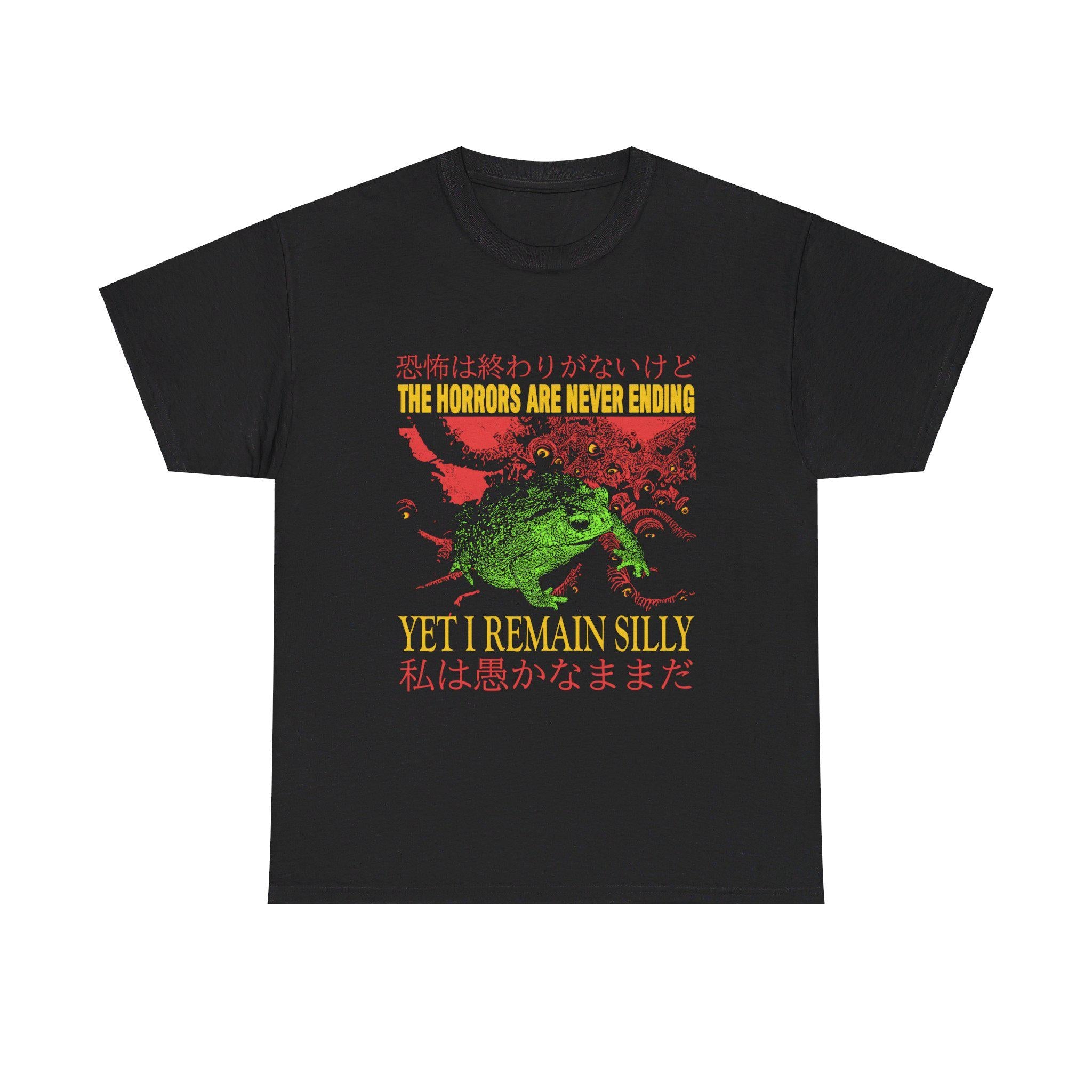 Horrors Vintage Japanese Frog Unisex T-shirt, Sweatshirt, Hoodie - T-Shirt, Sweatshirt, Hoodie