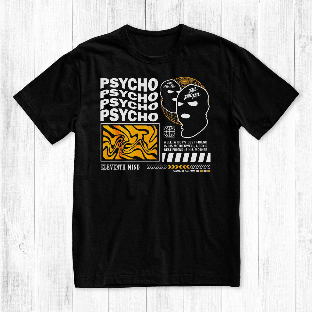 Psycho Eleventh Mind Streetwear Brand Trippy Unisex T-shirt, Sweatshirt, Hoodie - T-Shirt, Sweatshirt, Hoodie