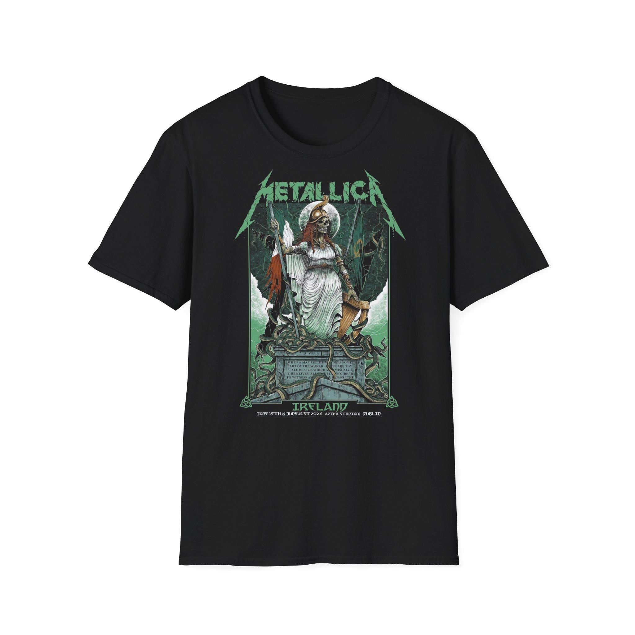Metallica Dublin 2026 Concert M72 World Tour Unisex T-shirt, Sweatshirt, Hoodie - T-Shirt, Sweatshirt, Hoodie