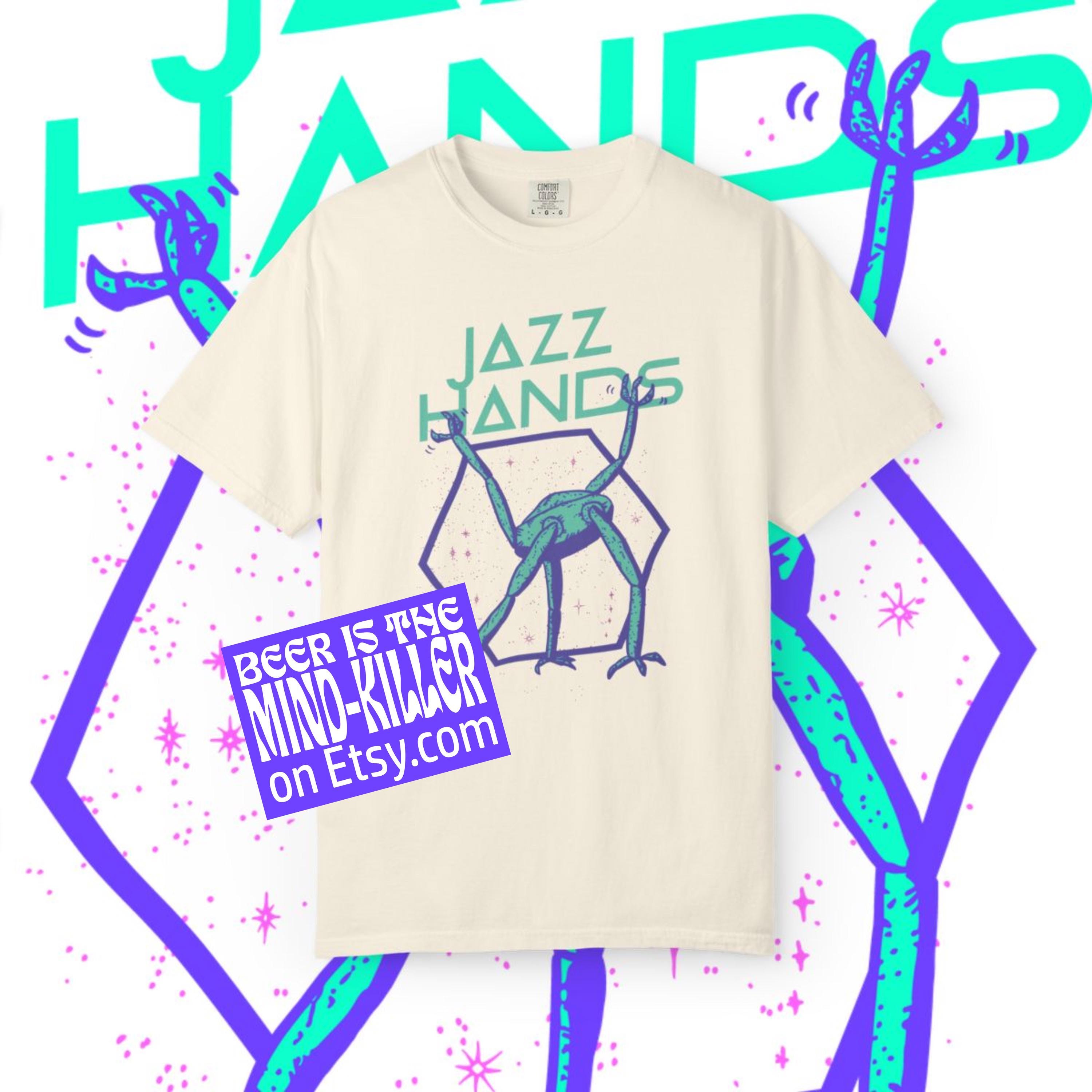 Jazz Hands Front Only Project Hail Mary Comfort Colors Garment-Dyed - T-Shirt, Sweatshirt, Hoodie