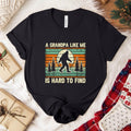 Grandpa Bigfoot Retro Sasquatch Tee Unisex T-shirt, Sweatshirt, Hoodie - T-Shirt, Sweatshirt, Hoodie