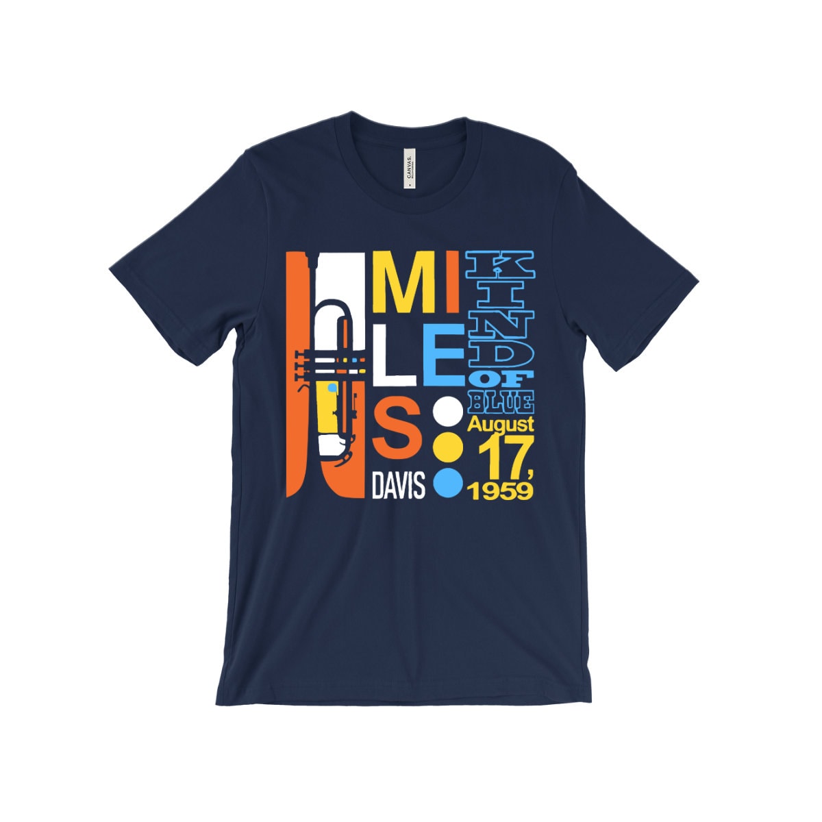 Miles Davis Kind Blue 1959 John Coltrane Blue Note Records Jazz Icon Legend - T-Shirt, Sweatshirt, Hoodie