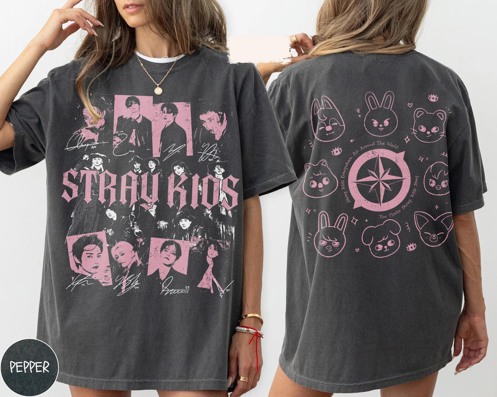 Stray Skzoo Sides Stray World Tour Skz Tap Stray Domiate World Tour - T-Shirt, Sweatshirt, Hoodie