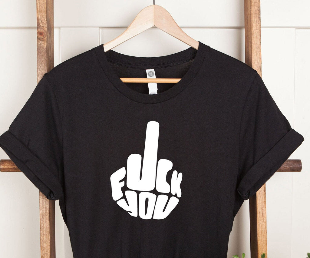 Middle Finger Sarcastic Meme Tee Unisex T-shirt, Sweatshirt, Hoodie - T-Shirt, Sweatshirt, Hoodie