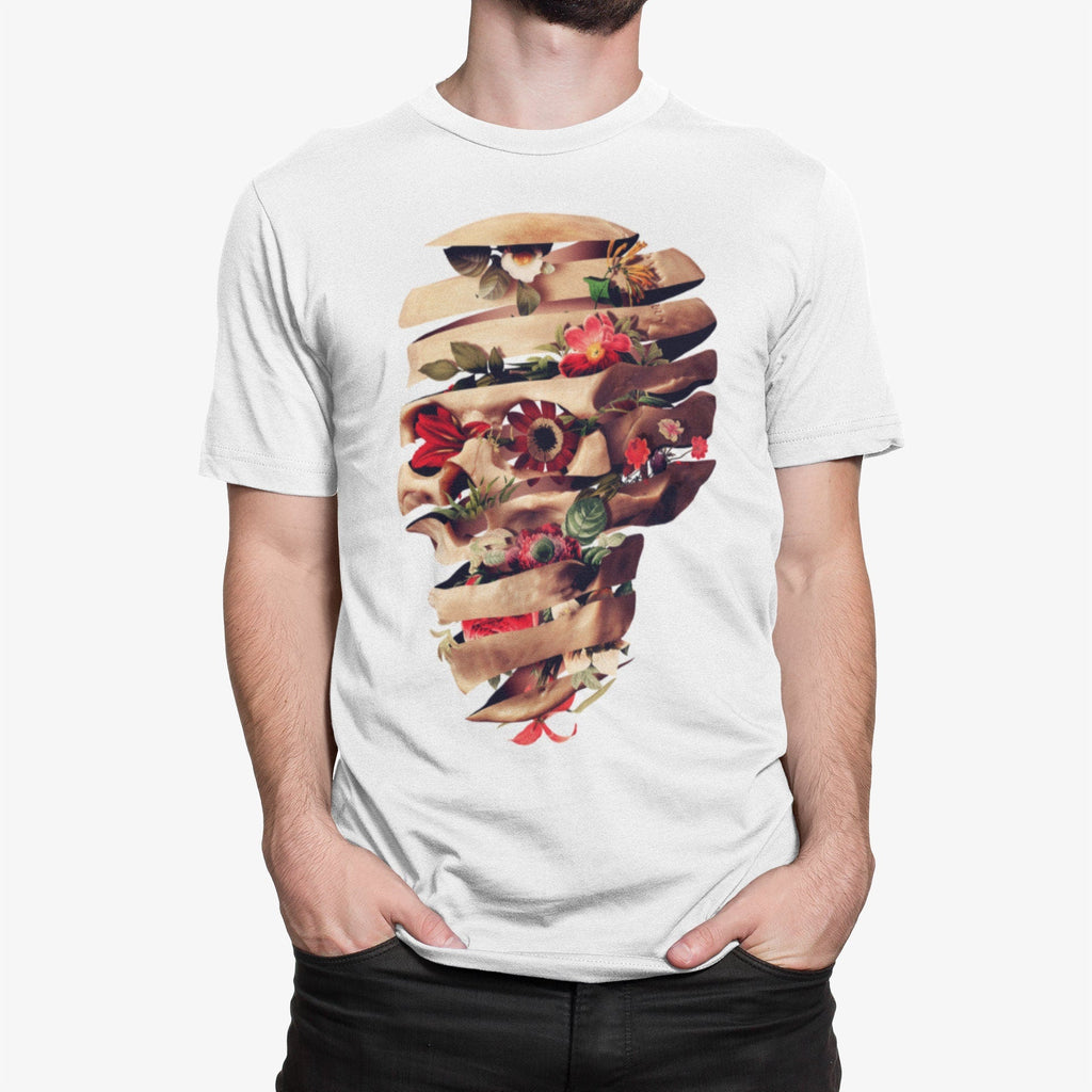 Flower Skull Gothic Sugar Skull Art Unisex T-shirt, Sweatshirt, Hoodie - T-Shirt, Sweatshirt, Hoodie