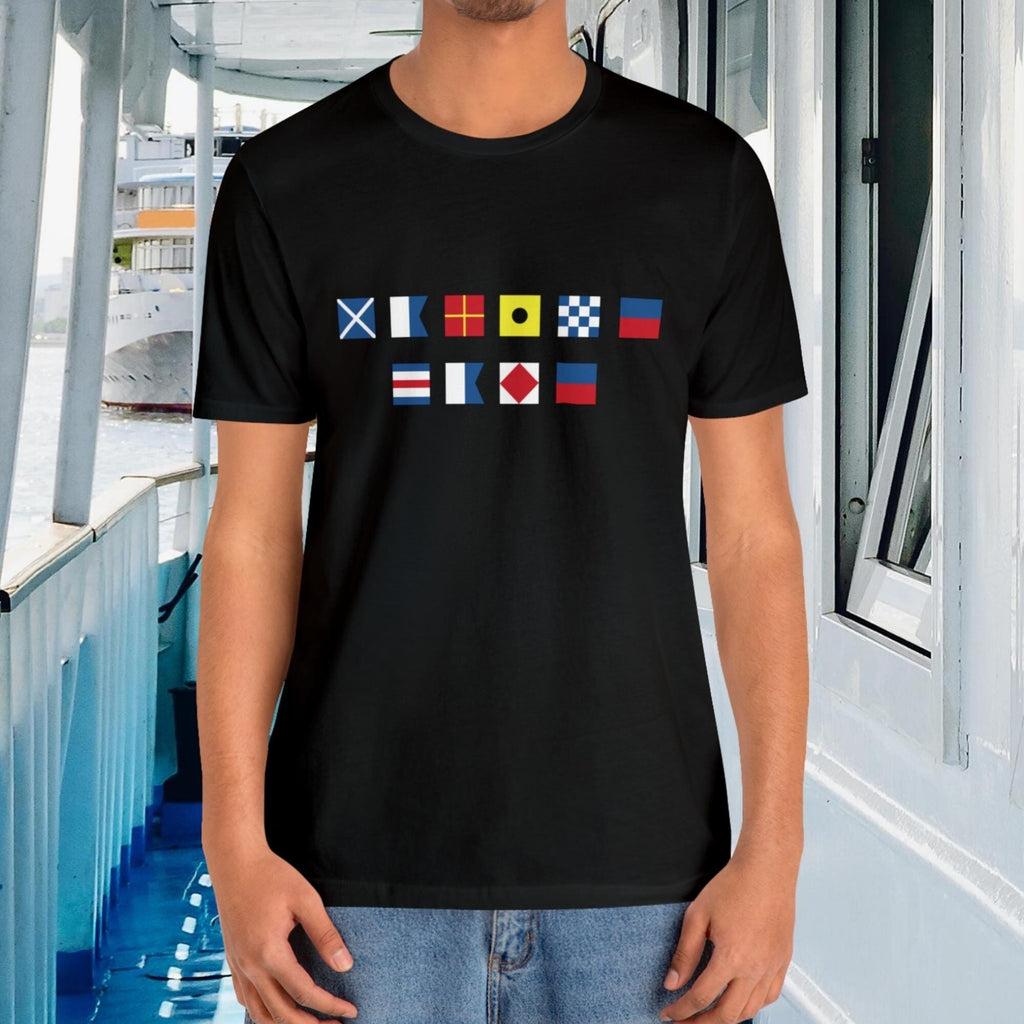 Personalized Nautical Flags Custom Nautical Flag Maritime Flag Custom Captain Maritime Signal Flag - T-Shirt, Sweatshirt, Hoodie