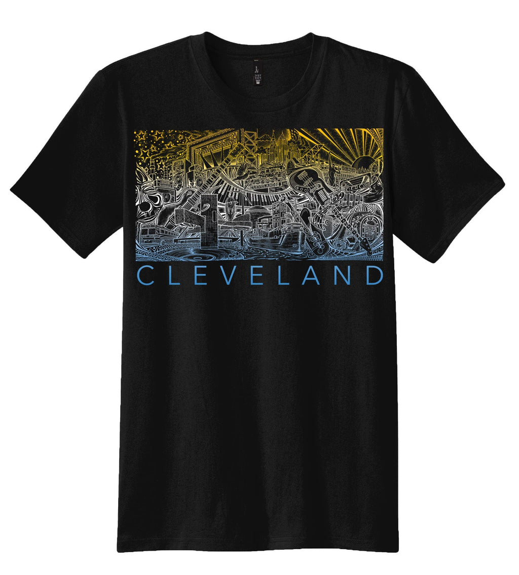 Cleveland Rock Black Unisex T-shirt, Sweatshirt, Hoodie - T-Shirt, Sweatshirt, Hoodie