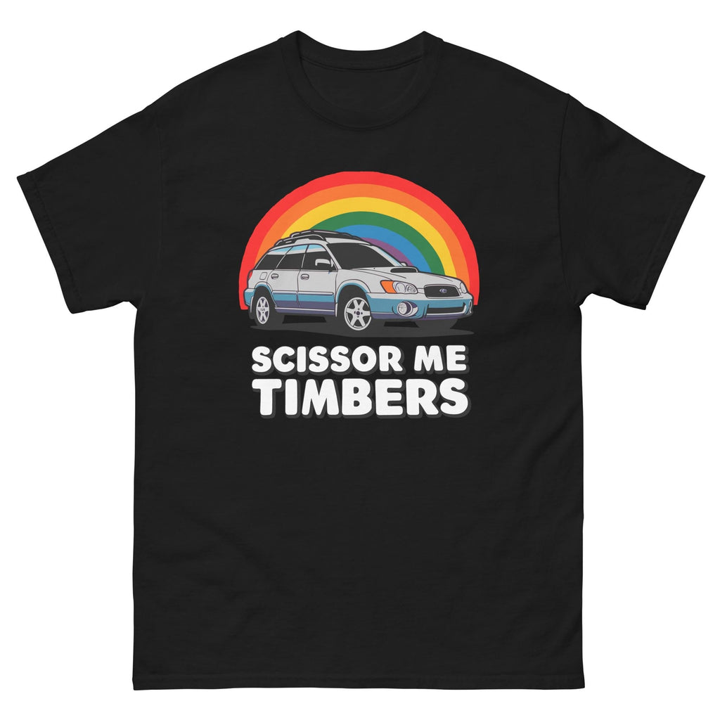 Scissor Timbers Rainbow Car Humor Lgbt Humor Lesbian Unisex T-shirt, Sweatshirt, Hoodie - T-Shirt, Sweatshirt, Hoodie
