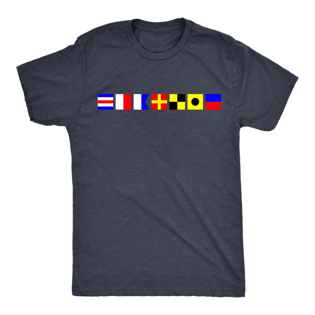 Personalized Name Nautical Flags Maritime Flag Custom Captain Maritime Signal Flag Nautical Flag - T-Shirt, Sweatshirt, Hoodie