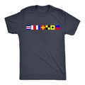 Personalized Name Nautical Flags Maritime Flag Custom Captain Maritime Signal Flag Nautical Flag - T-Shirt, Sweatshirt, Hoodie