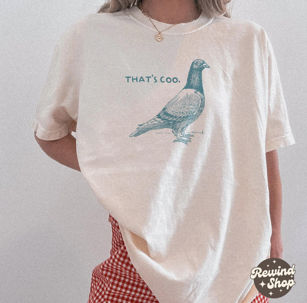 Pigeon Comfort Colors That'S Coo Bird Lover Unisex T-shirt, Sweatshirt, Hoodie - T-Shirt, Sweatshirt, Hoodie