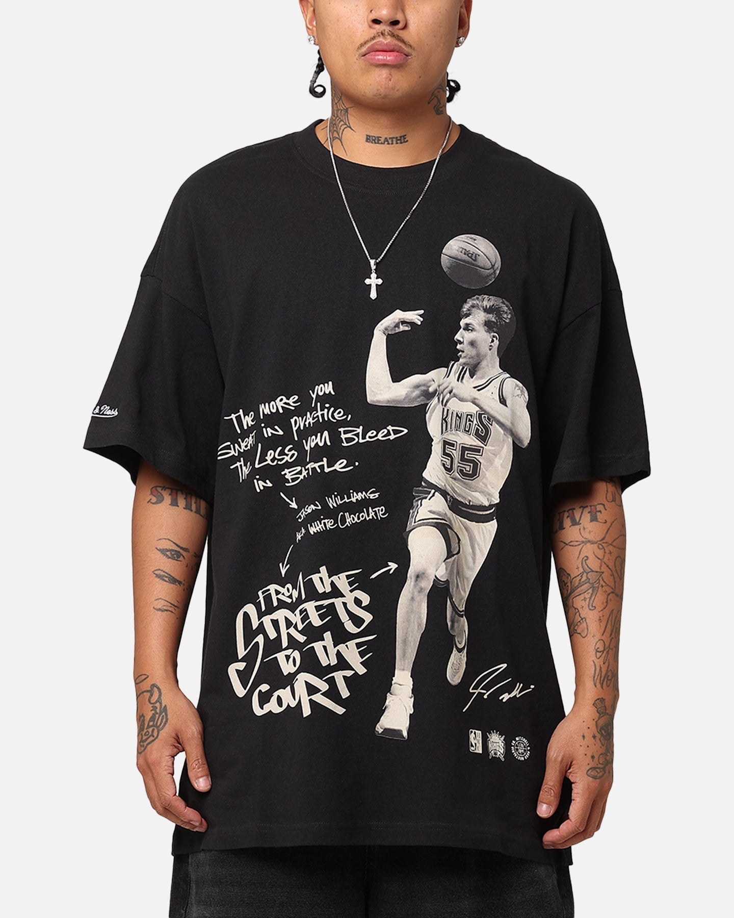 Mitchell & Ness Sacramento Kings Jason Williams Streetball Faded Black T-Shirts, Hoodie, Sweatshirt - T-Shirt, Sweatshirt, Hoodie