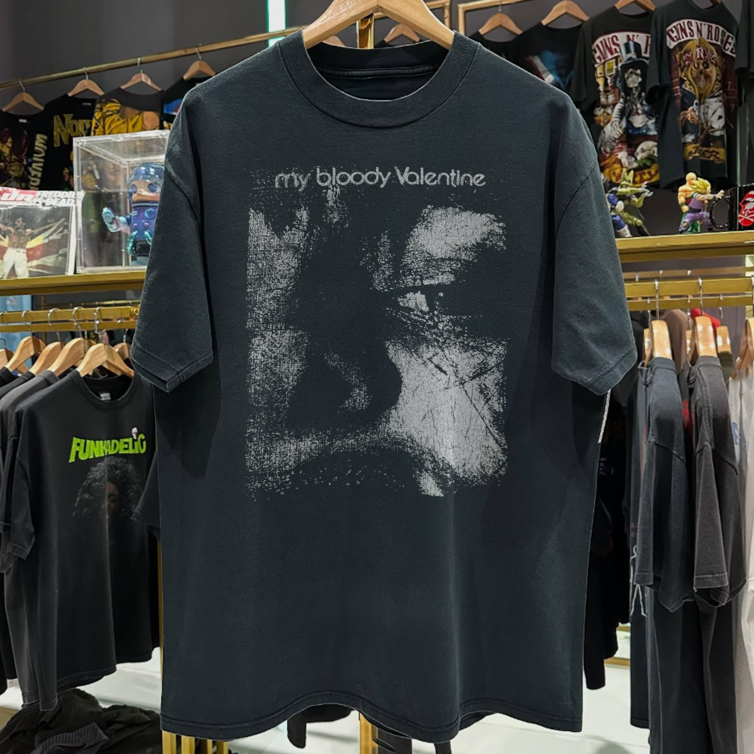 90s MY BLOODY VALENTINE ULTRA RARE WASHED BLACK T-Shirts, Hoodie, Sweatshirt - T-Shirt, Sweatshirt, Hoodie