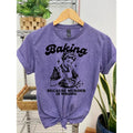 #064 Baking Because Murd3r Is Wrong Print Crew Neck T-Shirts, Hoodie, Sweatshirt - T-Shirt, Sweatshirt, Hoodie